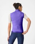 CASTELLI Kolesarski brezrokavnik - ESPRESSO 2 W - vijolična