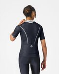 CASTELLI Kolesarski dres s kratkimi rokavi - ANIMA FLOW - črna