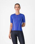 CASTELLI Kolesarski dres s kratkimi rokavi - ANIMA FLOW - vijolična