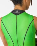 CASTELLI Kolesarski dres brez rokavov - ANIMA FLOW - zelena/črna