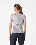 CASTELLI Kolesarski dres s kratkimi rokavi - COSMIC VORTEX - siva