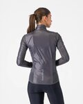 CASTELLI Kolesarska  vetru odporna jakna - ARIA SHELL 2 W - siva