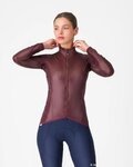 CASTELLI Kolesarska  vetru odporna jakna - ARIA SHELL 2 W - bordo