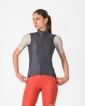 CASTELLI Kolesarski brezrokavnik - ARIA 2 W - siva