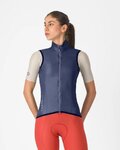 CASTELLI Kolesarski brezrokavnik - ARIA 2 W - modra