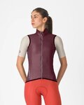 CASTELLI Kolesarski brezrokavnik - ARIA 2 W - bordo