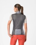 CASTELLI Kolesarski brezrokavnik - ARIA 2 W - srebrna