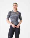 CASTELLI Kolesarski dres s kratkimi rokavi - RACE 8S W - siva