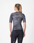 CASTELLI Kolesarski dres s kratkimi rokavi - RACE 8S W - siva