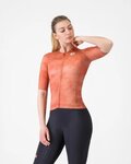 CASTELLI Kolesarski dres s kratkimi rokavi - RACE 8S W - rdeča