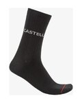 CASTELLI Kolesarske klasične nogavice - CASUAL - črna