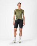CASTELLI Kolesarski dres s kratkimi rokavi - UNLIMITED PRO 2 W - zelena