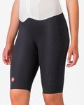 CASTELLI Kolesarski kombinezon - FREE SANREMO 3 W SUIT SHORT SLEEVE - bela/srebrna/črna