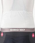 CASTELLI Kolesarski dres s kratkimi rokavi - #GIRO107 RACE - bela