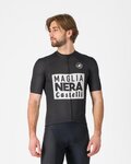 CASTELLI Kolesarski dres s kratkimi rokavi - VINTAGE GIRO D´ITALIA - črna