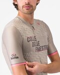 CASTELLI Kolesarski dres s kratkimi rokavi - GIRO COLLE DELLE FINESTRE - bež