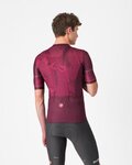CASTELLI Kolesarski dres s kratkimi rokavi - GIRO SIENA - bordo
