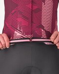CASTELLI Kolesarski dres s kratkimi rokavi - GIRO SIENA - bordo