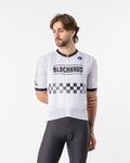 CASTELLI Kolesarski dres s kratkimi rokavi - GIRO109 BLOCKHAUS - bela