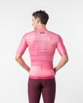 CASTELLI Kolesarski dres s kratkimi rokavi - GIRO109 ESPRESSO 2 - rožnata