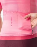 CASTELLI Kolesarski dres s kratkimi rokavi - GIRO109 ESPRESSO 2 - rožnata