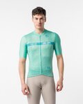 CASTELLI Kolesarski dres s kratkimi rokavi - GIRO109 CIMA COPPI - zelena
