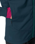 VAUDE Kolesarska  vetru odporna jakna - QIMSA SOFTSHELL - modra
