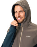 VAUDE Kolesarska  vetru odporna jakna - QIMSA SOFTSHELL - rjava/modra