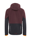 VAUDE Kolesarska  vetru odporna jakna - QIMSA SOFTSHELL - bordo/črna