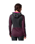 VAUDE Kolesarski dres z dolgimi rokavi zimski - QUIMSA LS - bordo/rožnata/črna