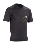 LEATT Kolesarski dres s kratkimi rokavi - MTB TRAIL 1.0 X-FLOW - črna