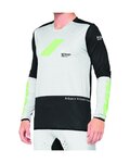 100% SPEEDLAB Kolesarski dres z dolgimi rokavi poletni - R-CORE X - siva/črna