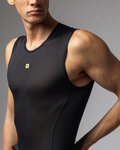 ALÉ Kolesarska majica brez rokavov - VELO ACTIVE INTIMO - črna