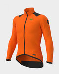 ALÉ Kolesarski dres z dolgimi rokavi zimski - THERMAL R-EV1 - oranžna