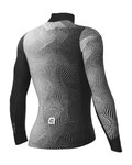 ALÉ Kolesarski dres z dolgimi rokavi zimski - CIRCUS PR-S - bela