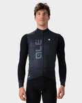 ALÉ Kolesarski dres z dolgimi rokavi zimski - QUICK R-EV1 - črna