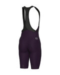 ALÉ Kolesarske kratke hlače z naramnicami - MAGIC COLOUR PR-E - vijolična