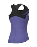 ALÉ Kolesarski dres brez rokavov - PRAGMA - vijolična