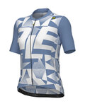 ALÉ Kolesarski dres s kratkimi rokavi - MULTIVERSO PR-E - modra/bela