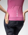 ALÉ Kolesarski dres brez rokavov - COLOR BLOCK PRAGMA - rožnata
