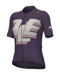 ALÉ Kolesarski dres s kratkimi rokavi - PR-E SAUVAGE - vijolična