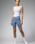 ALÉ Kolesarske kratke hlače brez naramnic - MASTER 2.0 PR-E - svetlo modra
