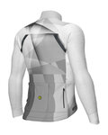 ALÉ Kolesarski dres z dolgimi rokavi zimski - QUICK - bela