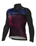ALÉ Kolesarski dres z dolgimi rokavi zimski - R-EV1 QUICK - bordo