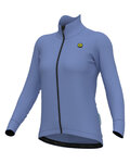 ALÉ Kolesarski dres z dolgimi rokavi zimski - KLIMATIK K-IDRO - svetlo modra