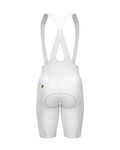 ALÉ Kolesarske kratke hlače z naramnicami - VOLTAGE R-EV1 - bela