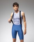 ALÉ Kolesarske kratke hlače z naramnicami - R-EV1 VOLTAGE - modra