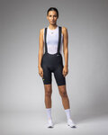 ALÉ Kolesarske kratke hlače z naramnicami - VOLTAGE R-EV1 - črna