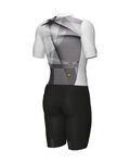 ALÉ Kolesarski kombinezon - WATT 3.6 R-EV1 - bela/črna