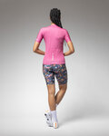 ALÉ Kolesarski dres s kratkimi rokavi - PRAGMA COLOR BLOCK - rožnata